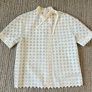 Sandro white blouse
